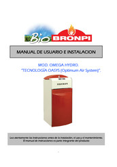 Bronpi OMEGA HYDRO Manual De Usuario E Instalacion