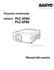 Sanyo PLC-EF60 Manual Del Usuario