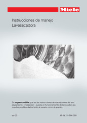 Miele WTZH 730 WPM Instrucciones De Manejo