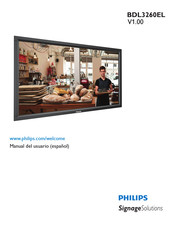 Philips SignageSolutions BDL3260EL Manual Del Usuario