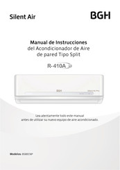 BGH Silent Air Pro BS80CNP Manual De Instrucciones