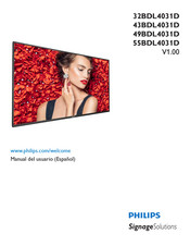 Philips 55BDL4031D Manual Del Usuario