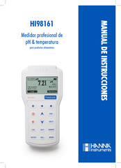 Hanna Instruments HI98161 Manual De Instrucciones