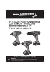 Gladiator Pro TP 813/18 Manual De Instrucciones