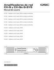 QSC CX-Qn 4K8 Manual Del Usuario