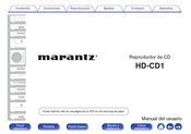 Marantz HD-CD1 Manual Del Usuario