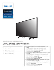 Philips 32PFL4902 Manual Del Usuario