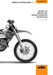 KTM 250 XCF-W USA 2013 Manual De Instrucciones