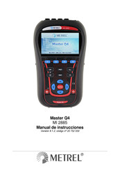 METREL Master Q4 MI 2885 Manual De Instrucciones