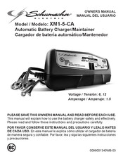 Schumacher Electric XM1-5-CA Manual Del Usuario