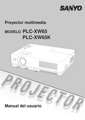 Sanyo PLC-XW65 Manual Del Usuario