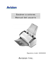 Avision 300500003 Manual Del Usuario