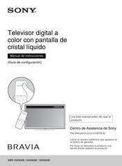 Sony XBR Manual De Instrucciones