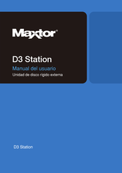 Maxtor D3 Station Manual Del Usuario