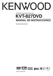 Kenwood KVT-827DVD Manual De Instrucciones