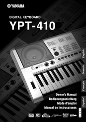 Yamaha YPT-410 Manual De Instrucciones