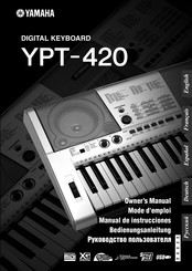 Yamaha YPT-420 Manual De Instrucciones