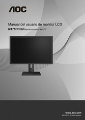 AOC I2475PRQU Manual Del Usuario