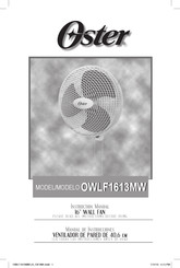 Oster OWLF1613MW Manual De Instrucciones