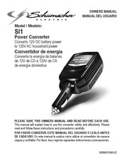 Schumacher Electric SI1 Manual Del Usuario
