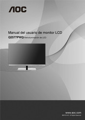 AOC Q2577PWQ Manual Del Usuario