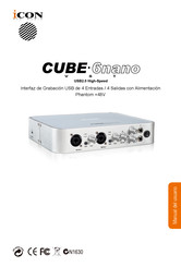 ICON Cube6Nano-VST Manual Del Usuario