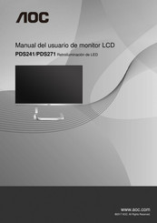 AOC PDS241 Manual Del Usuario