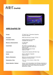 AIRIS OnePAD 730 Manual Del Usuario