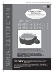 Intex PureSpa SJB-HS-22-1G Manual Del Propietário