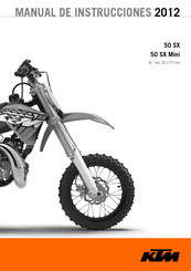 KTM 50 SX Mini 2012 Manual De Instrucciones