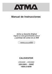 Atma CE2200 Manual De Instrucciones