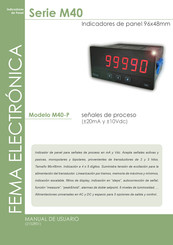 Fema Electronica M40 Serie Manual De Usuario