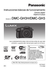 Panasonic LUMIX DMC-GH3H Instrucciones De Funcionamiento