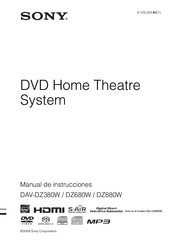 Sony DAV-DZ680W Manual De Instrucciones