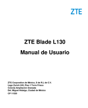 ZTE Blade L130 Manual De Usuario