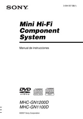 Sony MHC-GN1200D Manual De Instrucciones