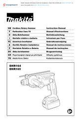 Makita DHR165 Manual De Instrucciones