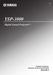 Yamaha YSP-3000 Manual De Instrucciones