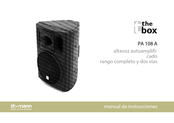 thomann the box PA 108 A Manual De Instrucciones