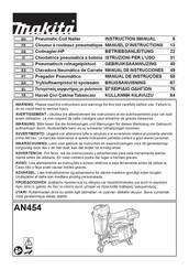 Makita AN454 Manual De Instrucciones