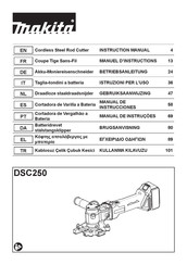 Makita DSC250 Manual De Instrucciones