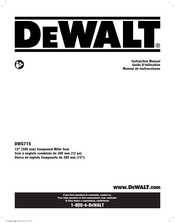 Dewalt DWS715 Manual De Instrucciones