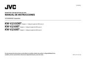 JVC KW-V255DBT Manual De Instrucciones