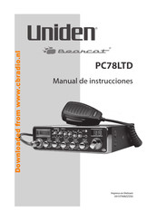 Uniden Bearcat PC78LTD Manual De Instrucciones