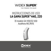 Widex Super S4-VSD Instrucciones De Uso