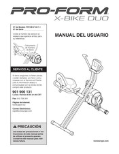 Pro-Form PFEVEX71917.1 Manual Del Usuario