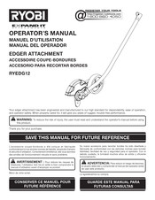 Ryobi RYEDG12 Manual Del Operador