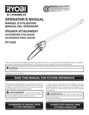 Ryobi RY15520 Manual Del Operador