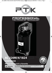 PTK AC 220M-4-1824 Manual Del Usuario