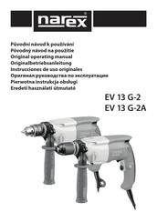 Narex EV 13 G-2 Instrucciones De Uso Originales